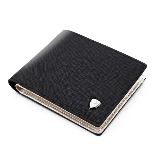 Men's Cross Pattern Korean Multiple Slots Internal Men's Wallets