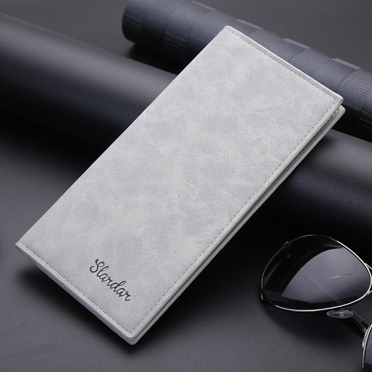 Men's Long Type Trendy Vintage Thin Personality Men's Wallets