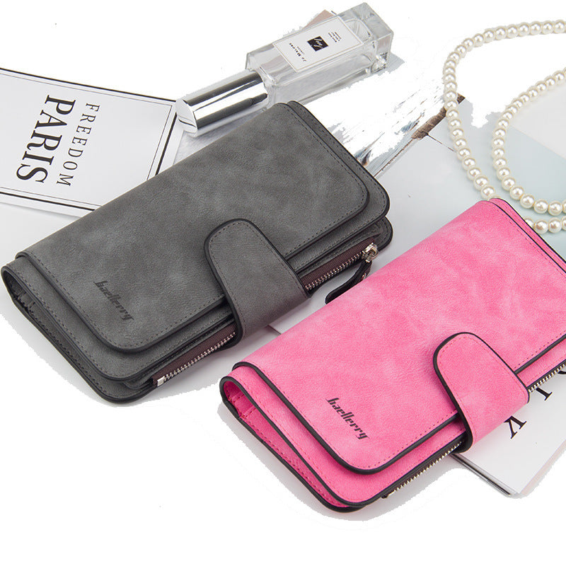 Women's Long Style Large Capacity Multiple Slots High-grade Ladies Wallet