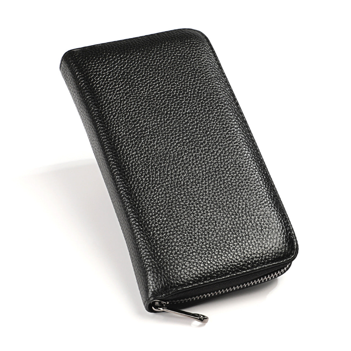 Women's & Men's & Organ Long Genuine Leather Passport Card Holder