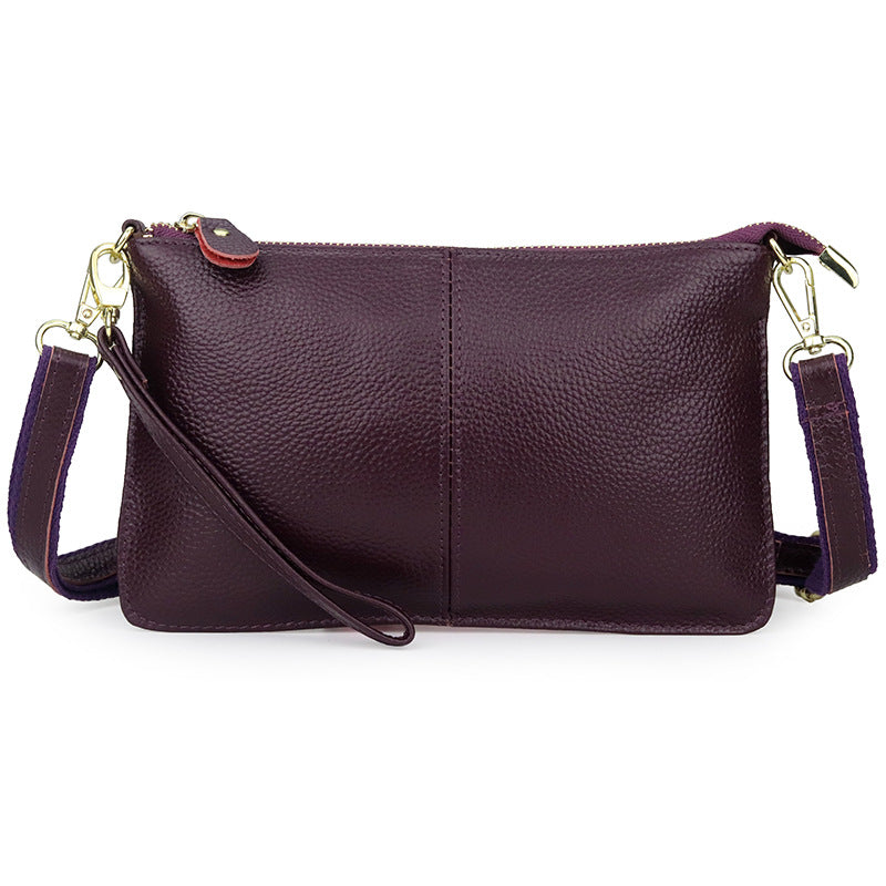 Women's Cowhide Fashion Clutch Soft Leather Shoulder Bags