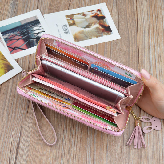 Women's Female Korean Style Stitching Contrast Color Ladies Wallets