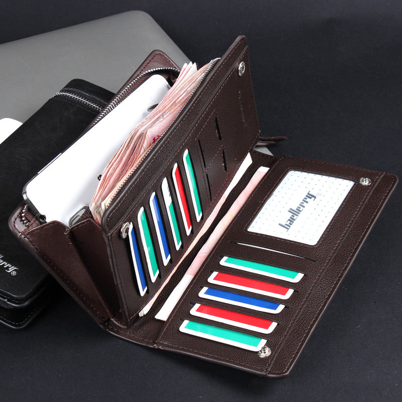 Men's Long Business Large Capacity Clutch Fashion Men's Wallets