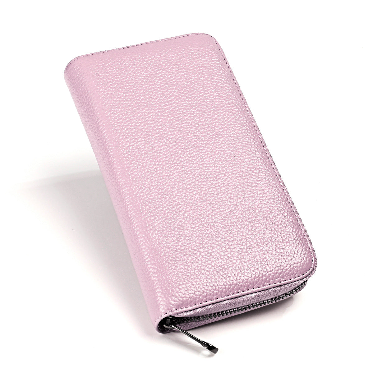 Women's & Men's & Organ Long Genuine Leather Passport Card Holder