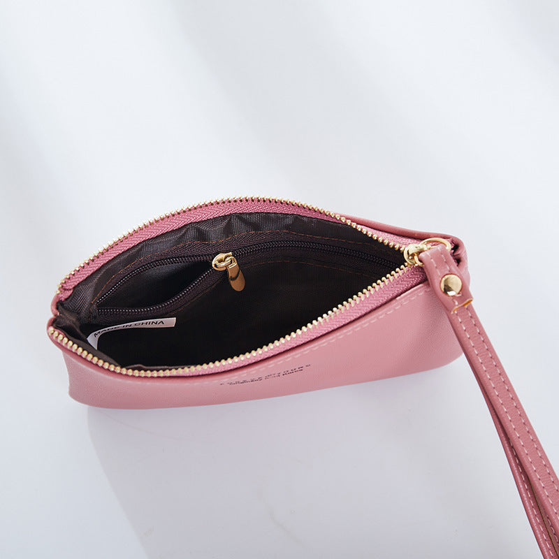 Women's Pierre Simple Korean Style Solid Coin Purses
