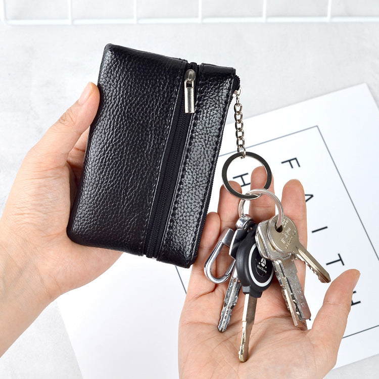 Women's Short Fashion Zipper Simple Solid Color Coin Purses