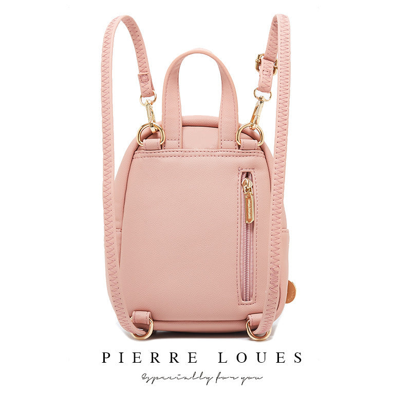 Women's Pierre Korean Fashion Large Capacity Simple Backpacks