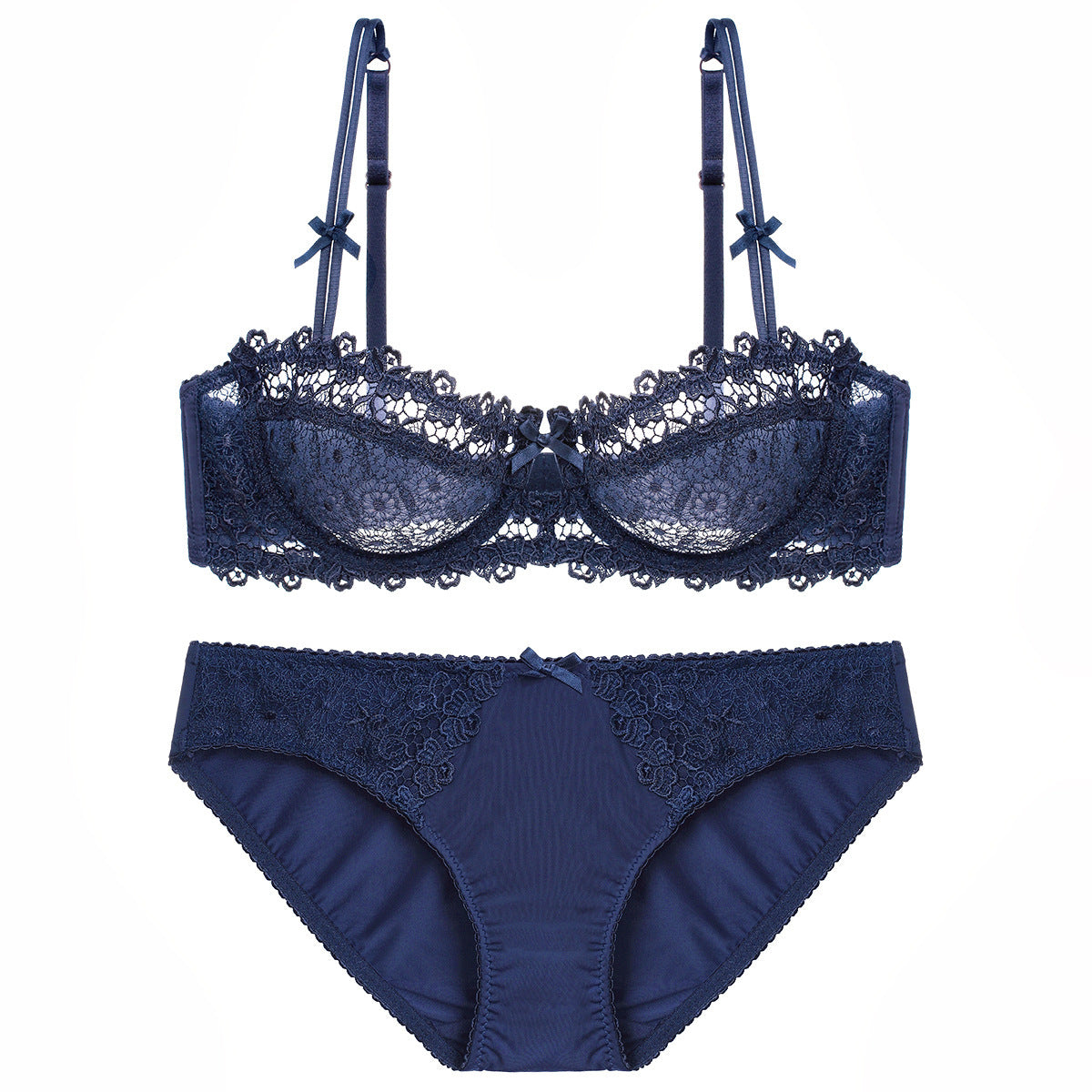 Women's Sexy Lace Comfortable Thin Transparent Underwear Lingerie Sets