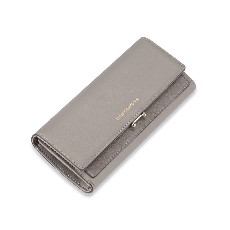 Women's Long Retro Large Capacity Clutch Ladies Wallets