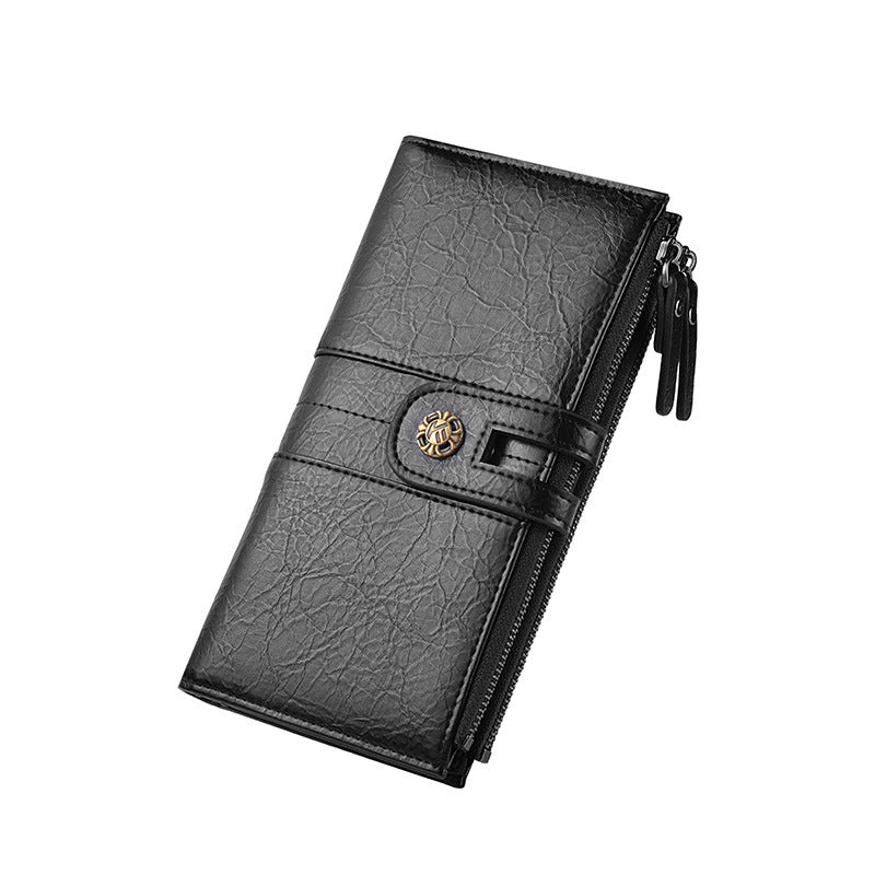 New Cool Men's Long Retro Clutch Men's Wallet
