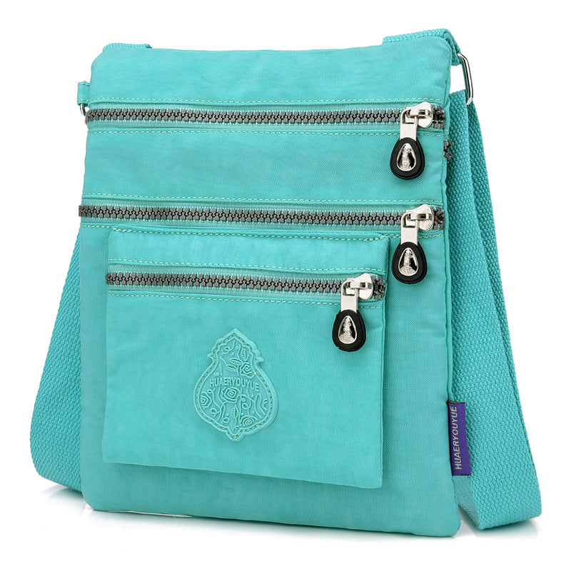 Beautiful Charming Flower Style Nylon Waterproof Women's Shoulder Bag