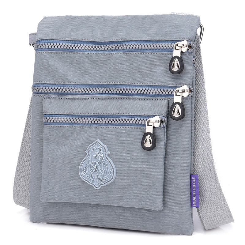 Beautiful Charming Flower Style Nylon Waterproof Women's Shoulder Bag