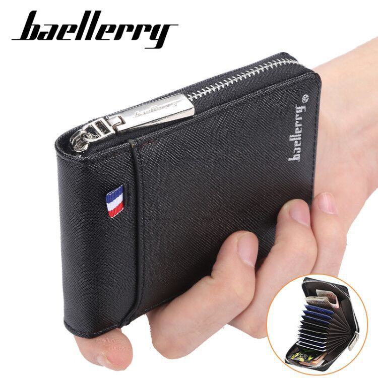 Men's Creative Multiple Slots Organ Credit Short Men's Wallet