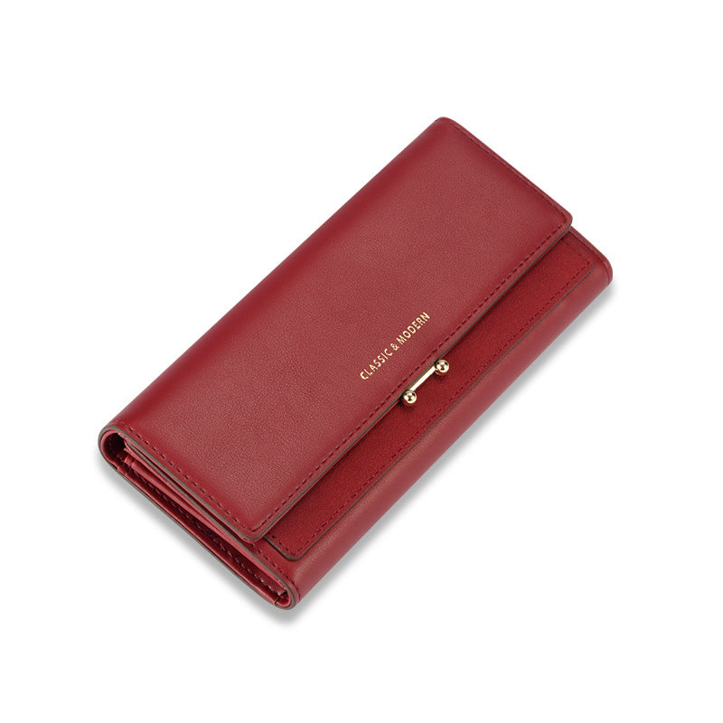 Women's Long Retro Large Capacity Clutch Ladies Wallets