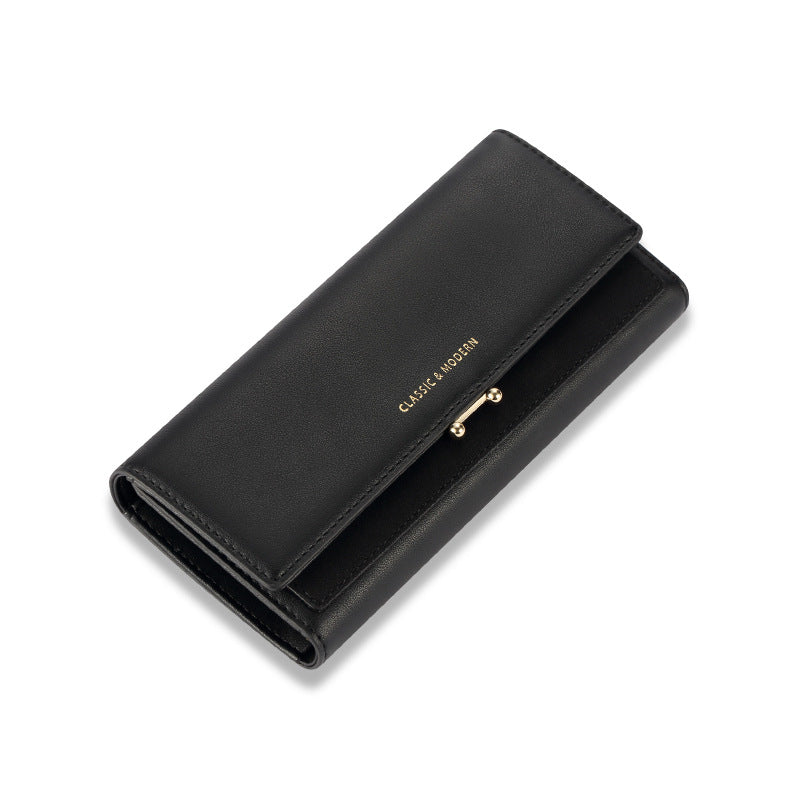 Women's Long Retro Large Capacity Clutch Ladies Wallets
