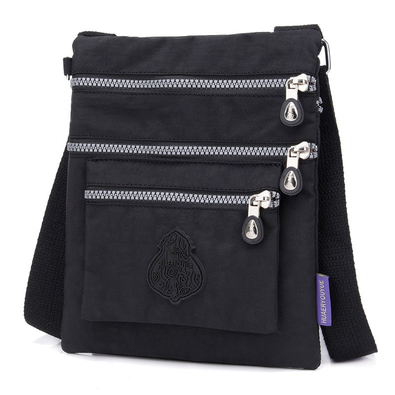 Beautiful Charming Flower Style Nylon Waterproof Women's Shoulder Bag
