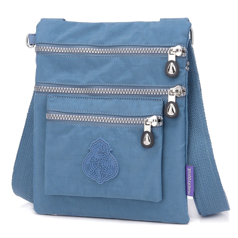Beautiful Charming Flower Style Nylon Waterproof Women's Shoulder Bag
