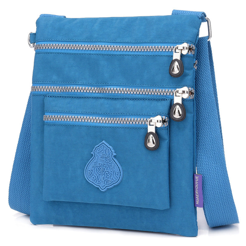 Beautiful Charming Flower Style Nylon Waterproof Women's Shoulder Bag
