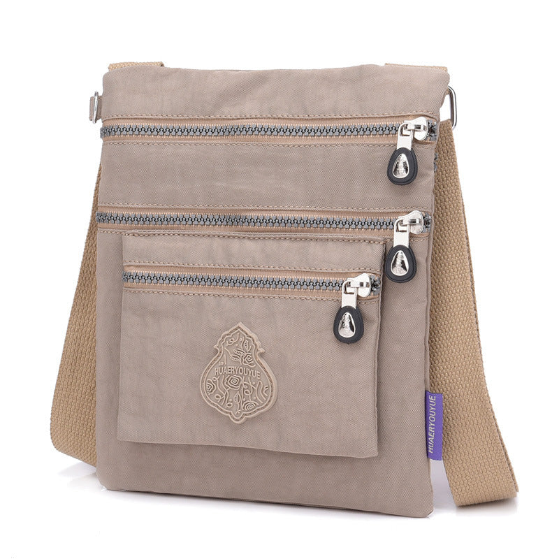 Beautiful Charming Flower Style Nylon Waterproof Women's Shoulder Bag