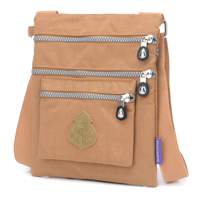 Beautiful Charming Flower Style Nylon Waterproof Women's Shoulder Bag