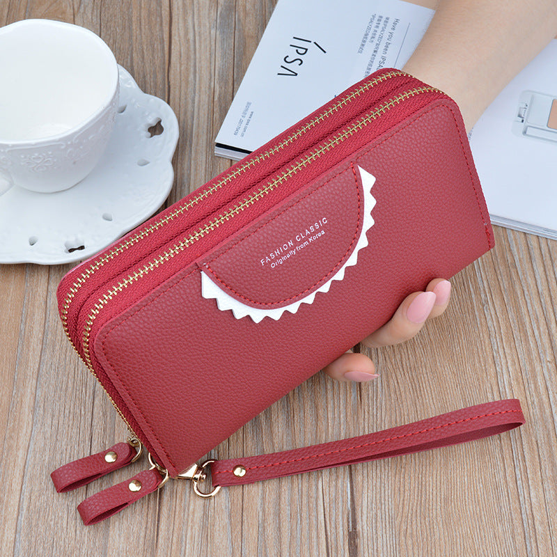 Long Clutch Mother Large Capacity Lychee Ladies Wallet
