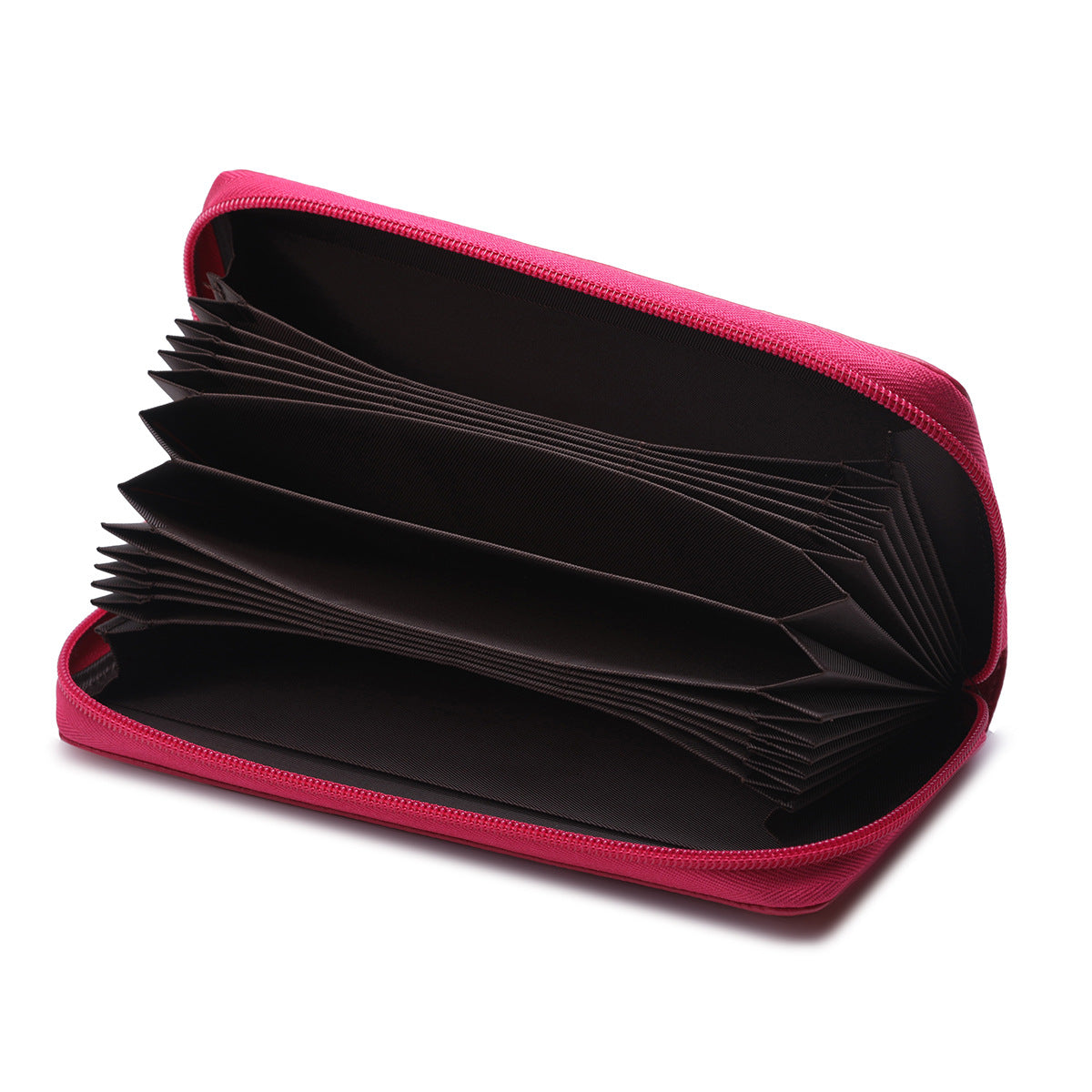 Women's & Men's Style Long Genuine Leather Position Zipper Ladies Wallet