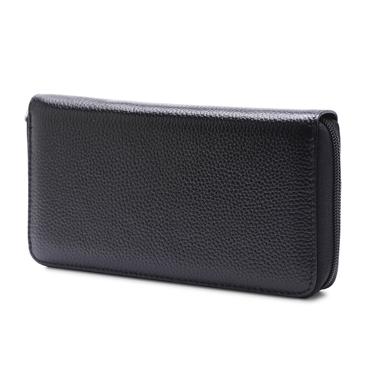 Women's & Men's Style Long Genuine Leather Position Zipper Ladies Wallet