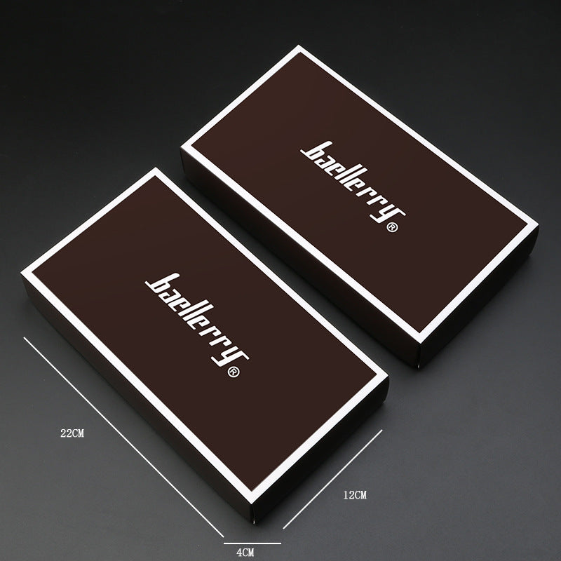 Gift Box Clutch Folding Fashion Paper Men's Wallets
