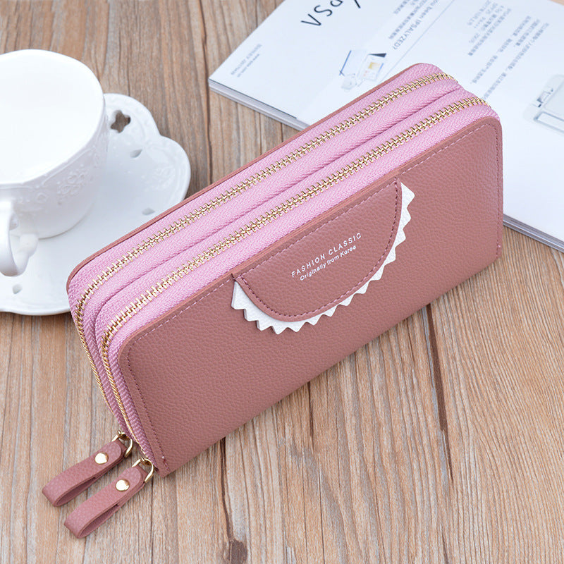 Long Clutch Mother Large Capacity Lychee Ladies Wallet