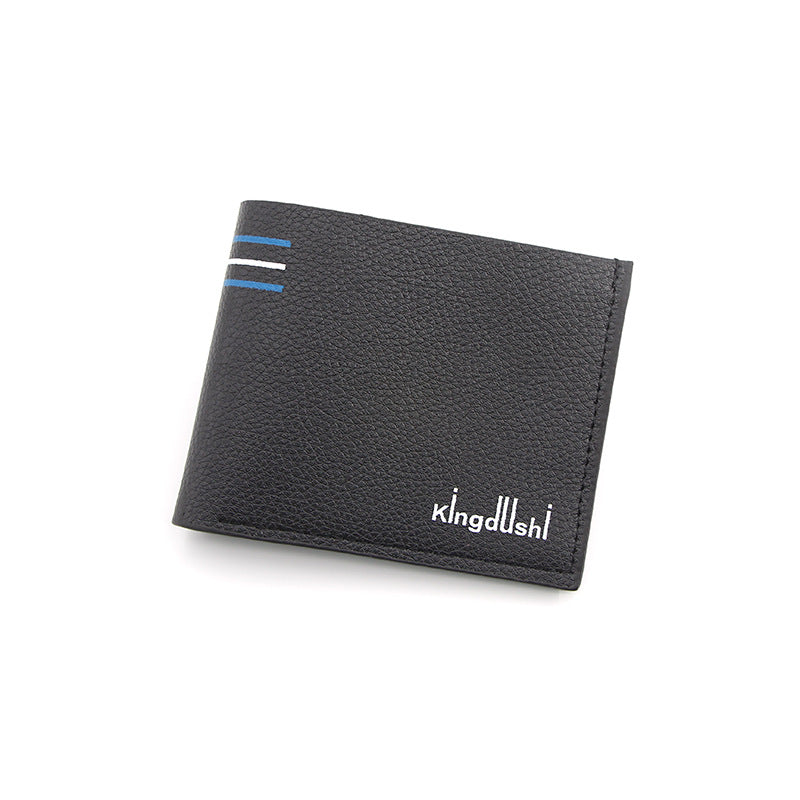 Men's Short Fashion Simple Thin Green Large Men's Wallets