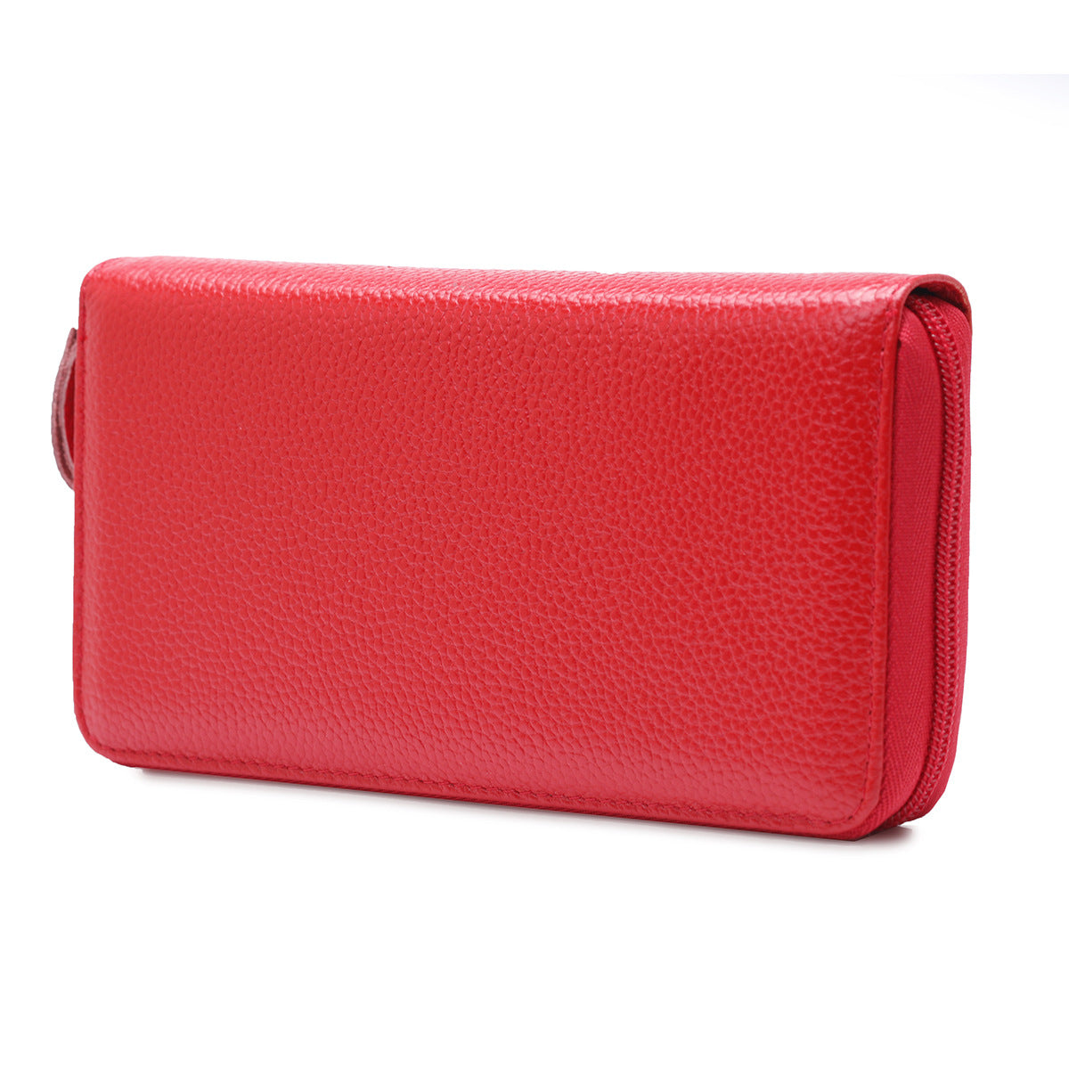 Women's & Men's Style Long Genuine Leather Position Zipper Ladies Wallet