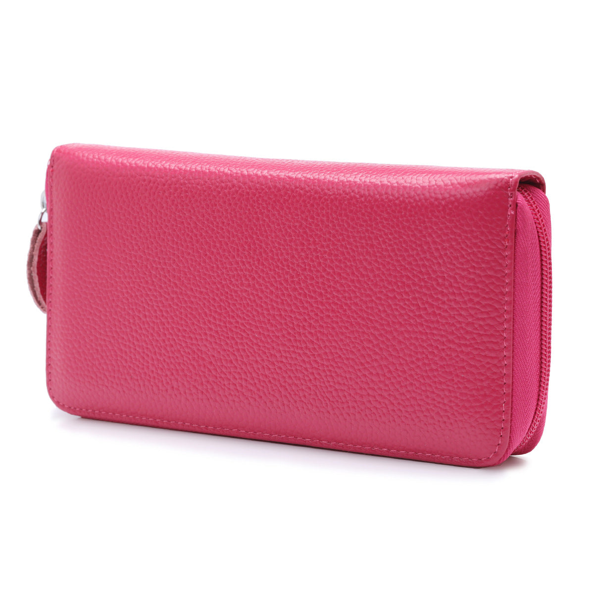 Women's & Men's Style Long Genuine Leather Position Zipper Ladies Wallet