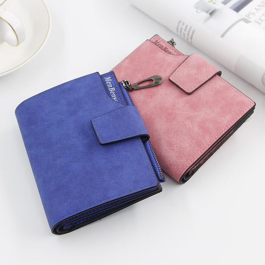 Women's Zipper Hasp Large Capacity Multiple Slots Ladies Wallets