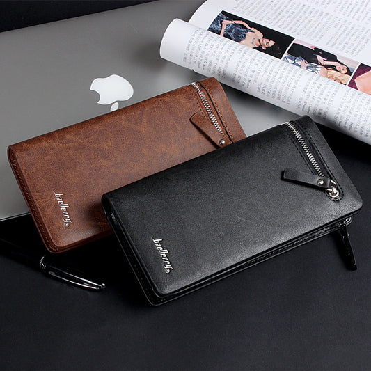 Men's Long Business Large Capacity Clutch Fashion Men's Wallets