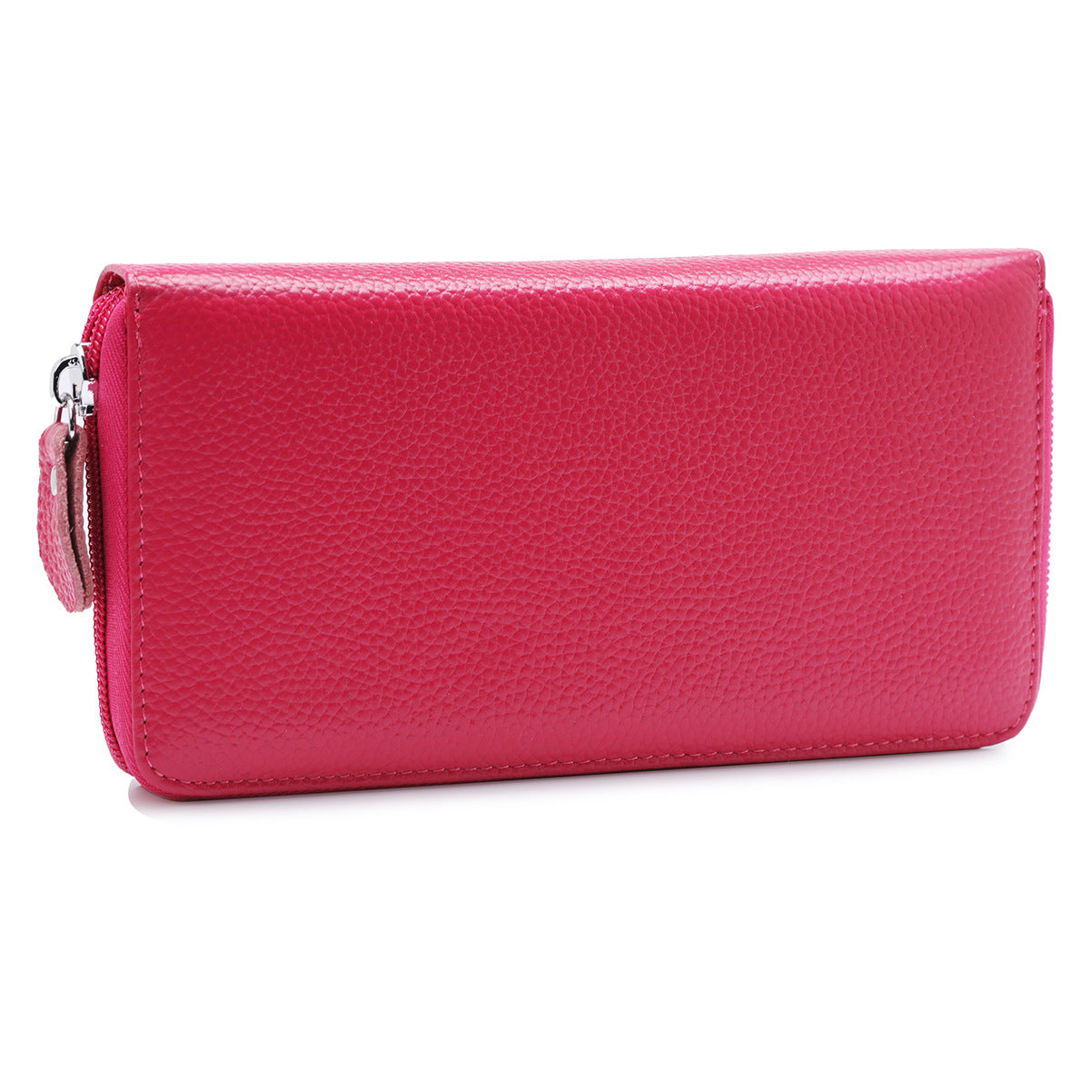 Women's & Men's Style Long Genuine Leather Position Zipper Ladies Wallet