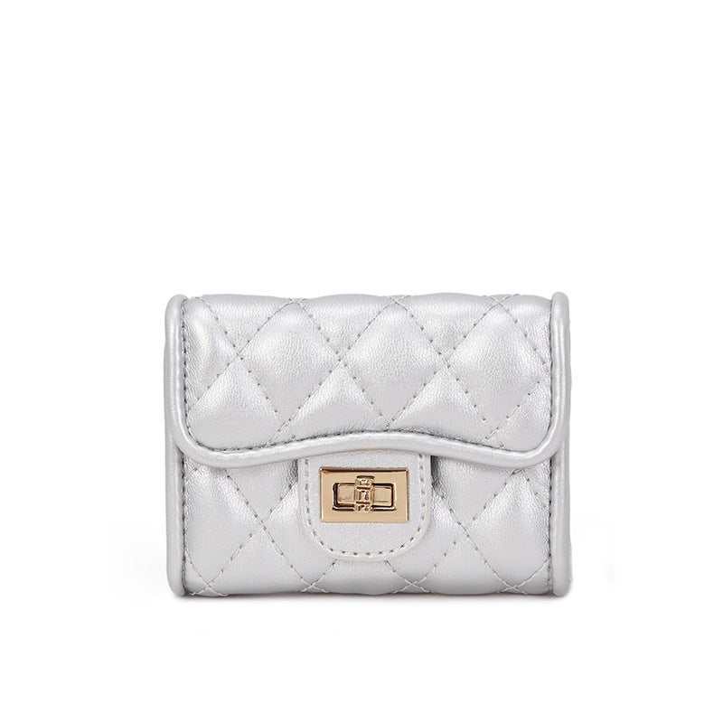 Creative Female Fashion Classic Style Rhombus Card Holder