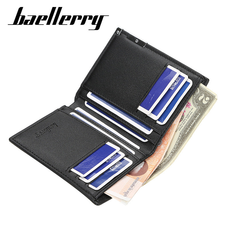 Men's Short Korean Style Thin Multiple Slots Men's Wallets