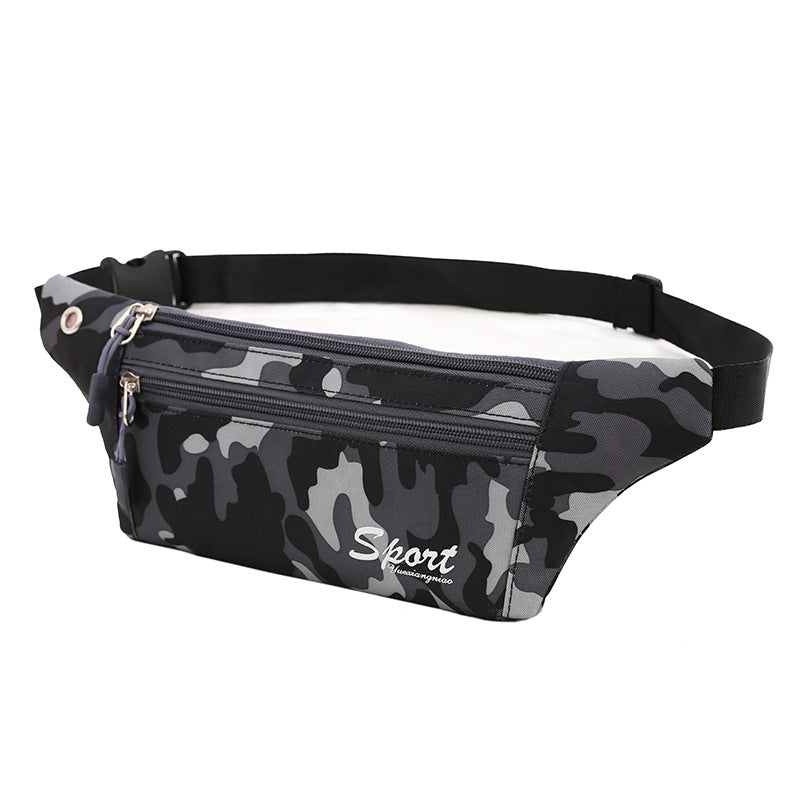 Camouflage Personal Portable Solid Color Mobile Men's Waist Packs