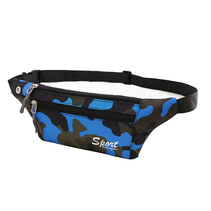 Camouflage Personal Portable Solid Color Mobile Men's Waist Packs