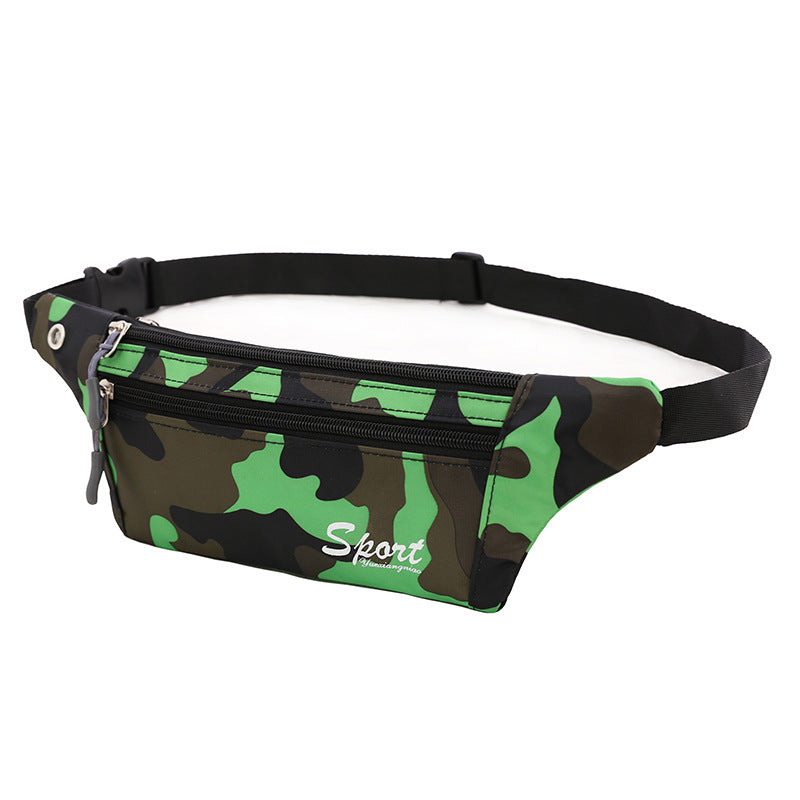 Camouflage Personal Portable Solid Color Mobile Men's Waist Packs