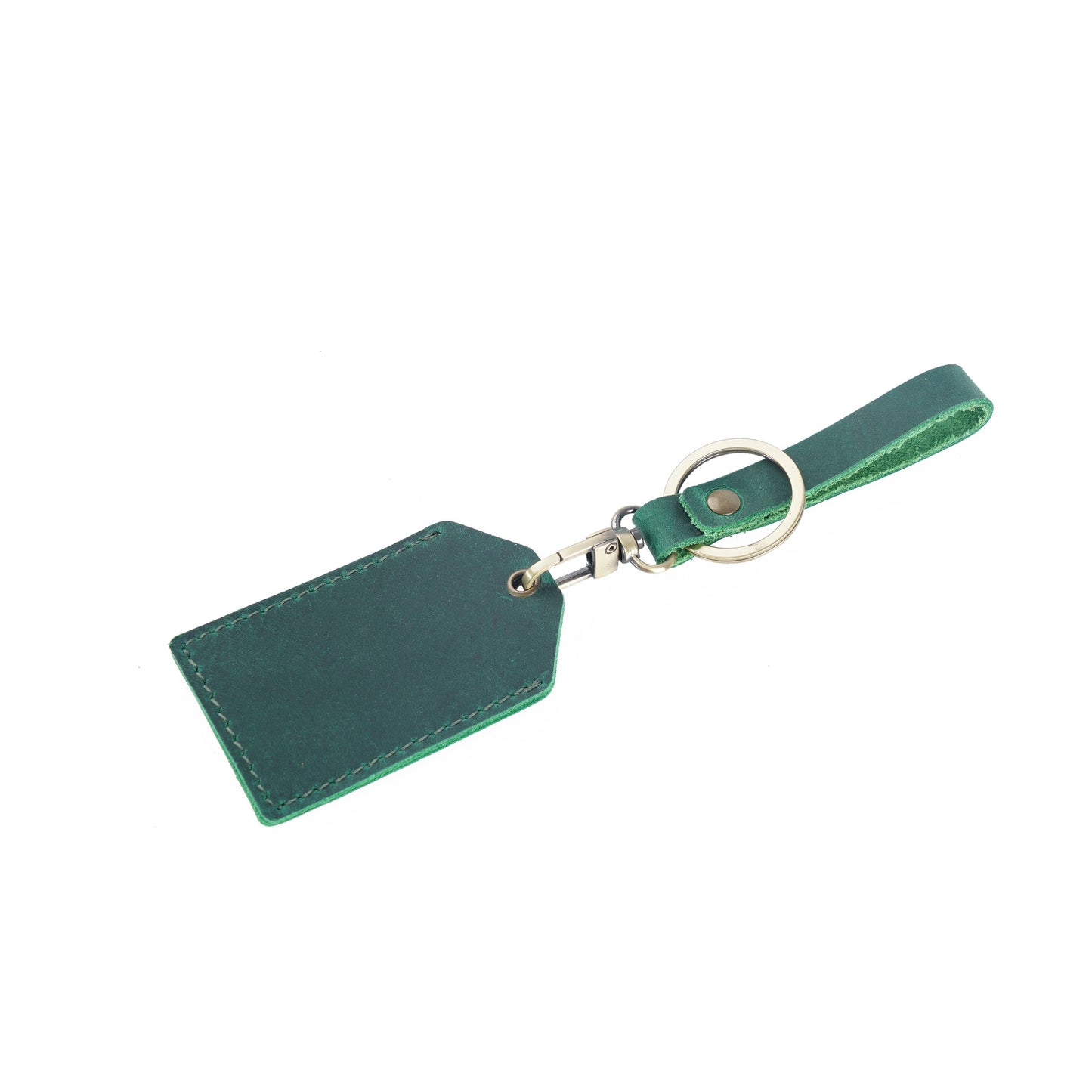 Handmade Cowhide Mini Bus Campus All-in-one Card Holder