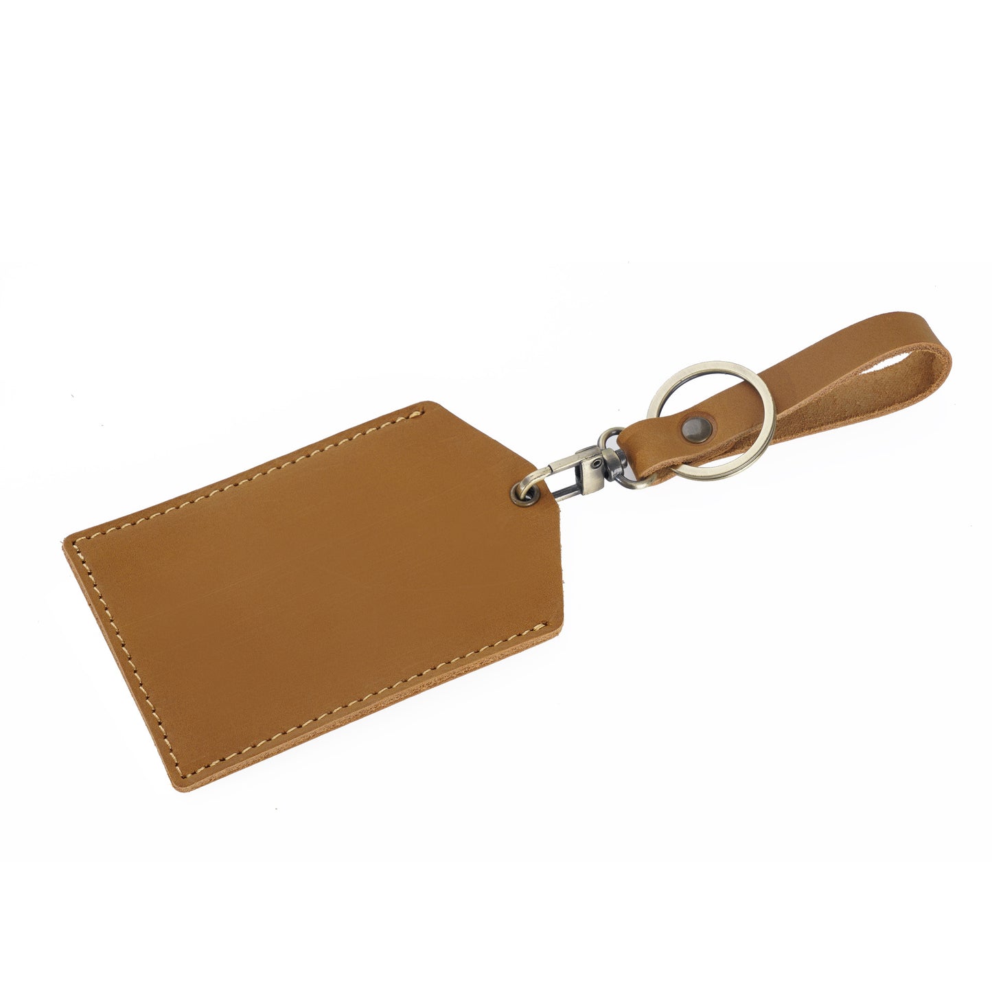 Handmade Cowhide Mini Bus Campus All-in-one Card Holder