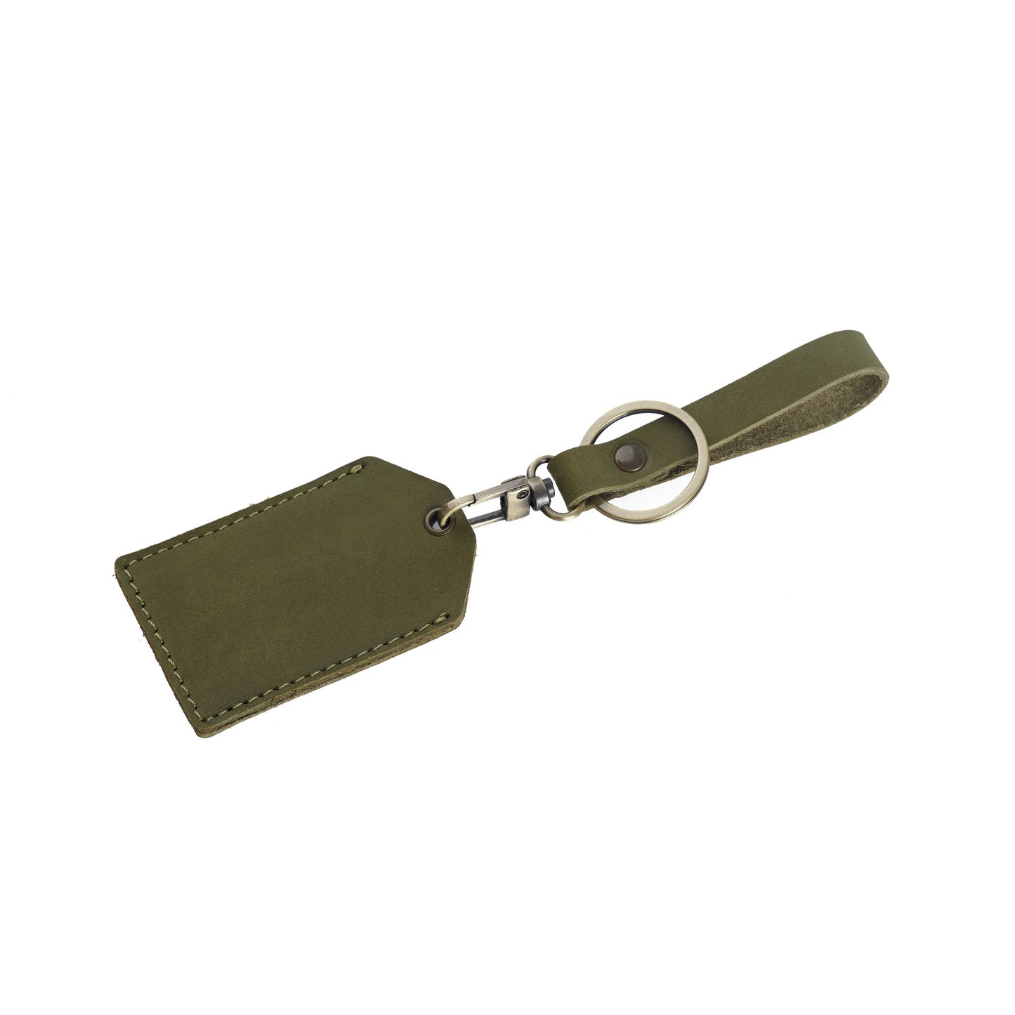 Handmade Cowhide Mini Bus Campus All-in-one Card Holder