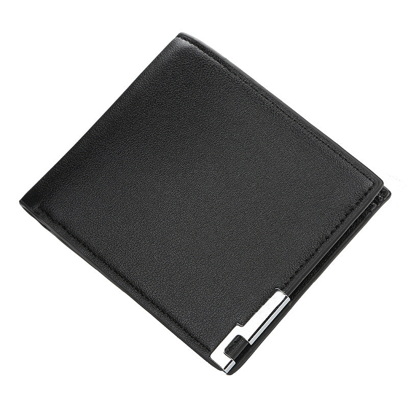 Men's Short Korean Style Thin Multiple Slots Men's Wallets
