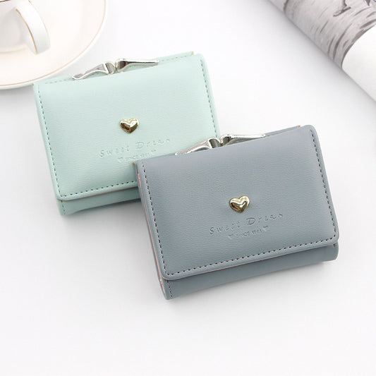 Cool Women's Korean Short Cartoon Cute Coin Purses