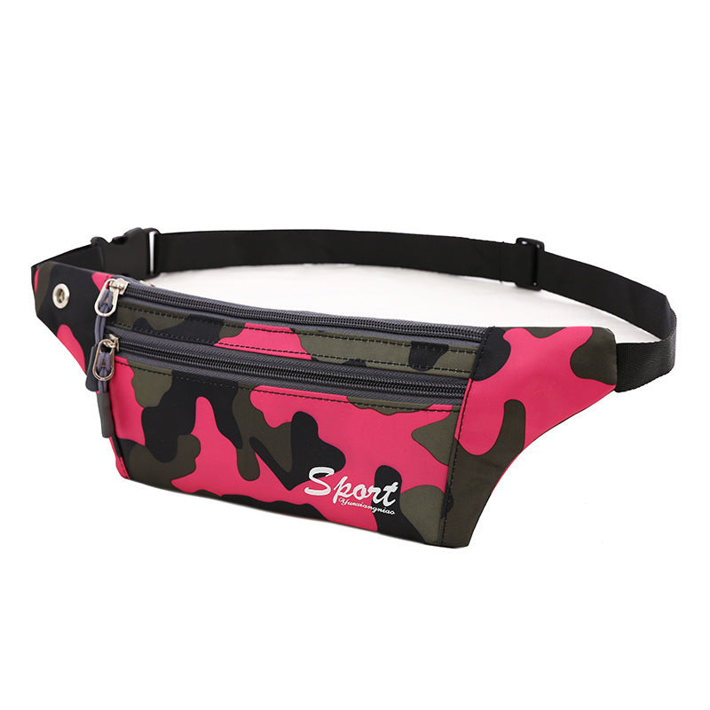 Camouflage Personal Portable Solid Color Mobile Men's Waist Packs