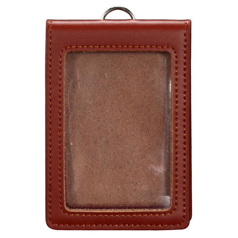 Leather Half Fold Air Airport Multiple Card Holder