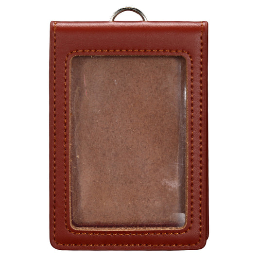 Leather Half Fold Air Airport Multiple Card Holder