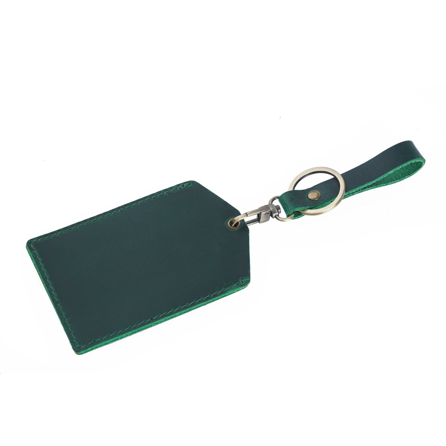 Handmade Cowhide Mini Bus Campus All-in-one Card Holder