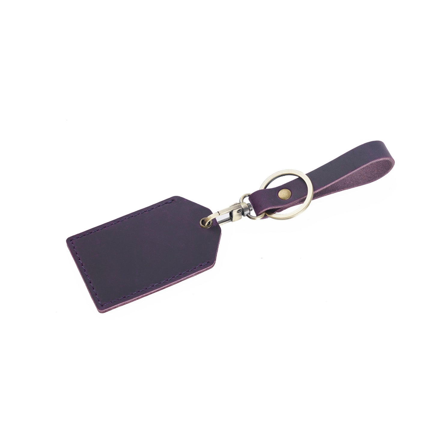 Handmade Cowhide Mini Bus Campus All-in-one Card Holder